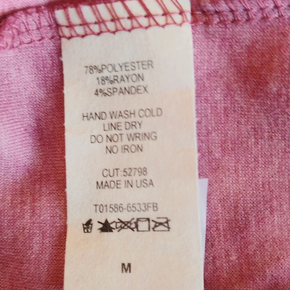 NWOT Honeyme Tie-Dye Drawstring Hoodie - Picture 3 of 9
